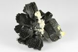 Black Tourmaline (Schorl) Crystals with Orthoclase - Namibia #177542-2